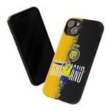 Al Nassr Cristiano Ronaldo Touch Phone Case for iPhone 16 15 14 13 Series