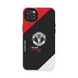 Manchester United Tough Phone Case — 'We Are United' Bold Red & Black Protective Cover for iPhone 18 17 16 15 14 13 Series