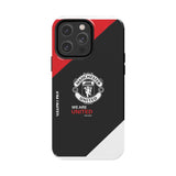 Manchester United Tough Phone Case — 'We Are United' Bold Red & Black Protective Cover for iPhone 18 17 16 15 14 13 Series