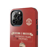 Sir Alex Ferguson 26 Glorious Years Manchester United Tough Phone Case for iPhone 15 14 13 12 Series