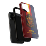 Spain National Team Tough Phone Case for iPhone 15 14 13 12 Series