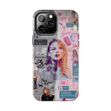 Taylor Swift Art Design High Quality Tough Phone Case for iPhone 15 14 13 Series