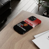 Manchester United "Hated, Adored, Never Ignored" Touch Phone Case for iPhone 15 14 13 12 Series