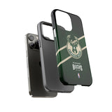 Milwaukee Bucks Tough Phone Case for iPhone 15 14 13 12 Series