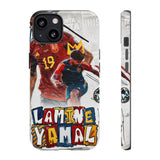 Lamine Yamal Spain Luxury Tough Phone Case for iPhone 16 15 14 13 Series