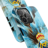 New Real Madrid High Quality Tough Phone Case for iPhone 15 14 13 12 Series