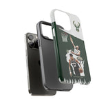 New Milwaukee Bucks Giannis Antetokounmpo Tough Phone Case for iPhone 15 14 13 12 Series