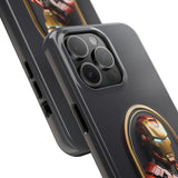Luxury Iron Man High Quality Tough Phone Case for iPhone 15 14 13 12 Series