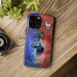 "Donatello" Kylian Mbappé Heads to Euro 2024 Tough Phone Case for iPhone 15 14 13 12 Series