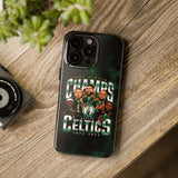 Boston Celtics 18 Times NBA Champions Tough Phone Case for iPhone 15 14 13 12 Series