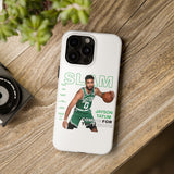 Boston Celtics Jayson Tatum Coming for the Throne Tough Phone Case for iPhone 15 14 13 12 Series