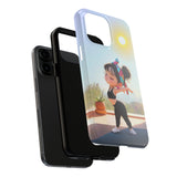 Stretch It Out Yoga Meditation Tough Phone Case for iPhone 15 14 13 12 Series