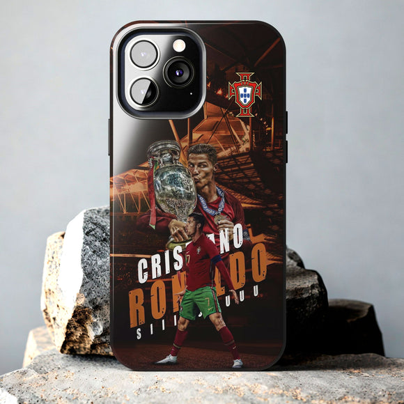 Cristiano Ronaldo Portugal The Last Dance Tough Phone Case for iPhone 15 14 13 12 Series