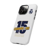 15th European Cup of Real Madrid Luxury Tough Phone Case for iPhone 15 14 13 12 Series