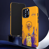 Los Angeles Lakers Legend Kobe Bryant Tough Phone Case for iPhone 15 14 13 12 Series