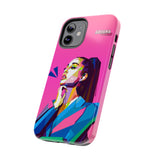 Ariana Grande Art Style Tough Phone Case for iPhone 15 14 13 12 Series