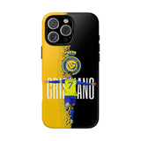 Al Nassr Cristiano Ronaldo Touch Phone Case for iPhone 16 15 14 13 Series