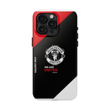 Manchester United Tough Phone Case — 'We Are United' Bold Red & Black Protective Cover for iPhone 18 17 16 15 14 13 Series