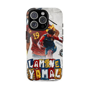 Lamine Yamal Spain Luxury Tough Phone Case for iPhone 16 15 14 13 Series