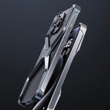 2024 New Design Detachable Hollow Heat Dissipation Aluminium Alloy Metal Phone Case For iPhone 15 14 Series