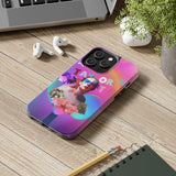 Taylor Swift Colorful Tough Phone Cases for iPhone 15 14 13 12 Series
