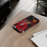 Rasmus Højlund - New Number 9 Of Manchester United Tough Phone Case for iPhone 15 14 13 12 Series