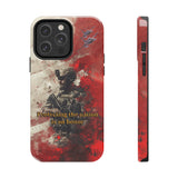 Military Personnel High Quality 'Protecting the nation is an honor' Tough Phone Case for iPhone 15 14 13 12 Series