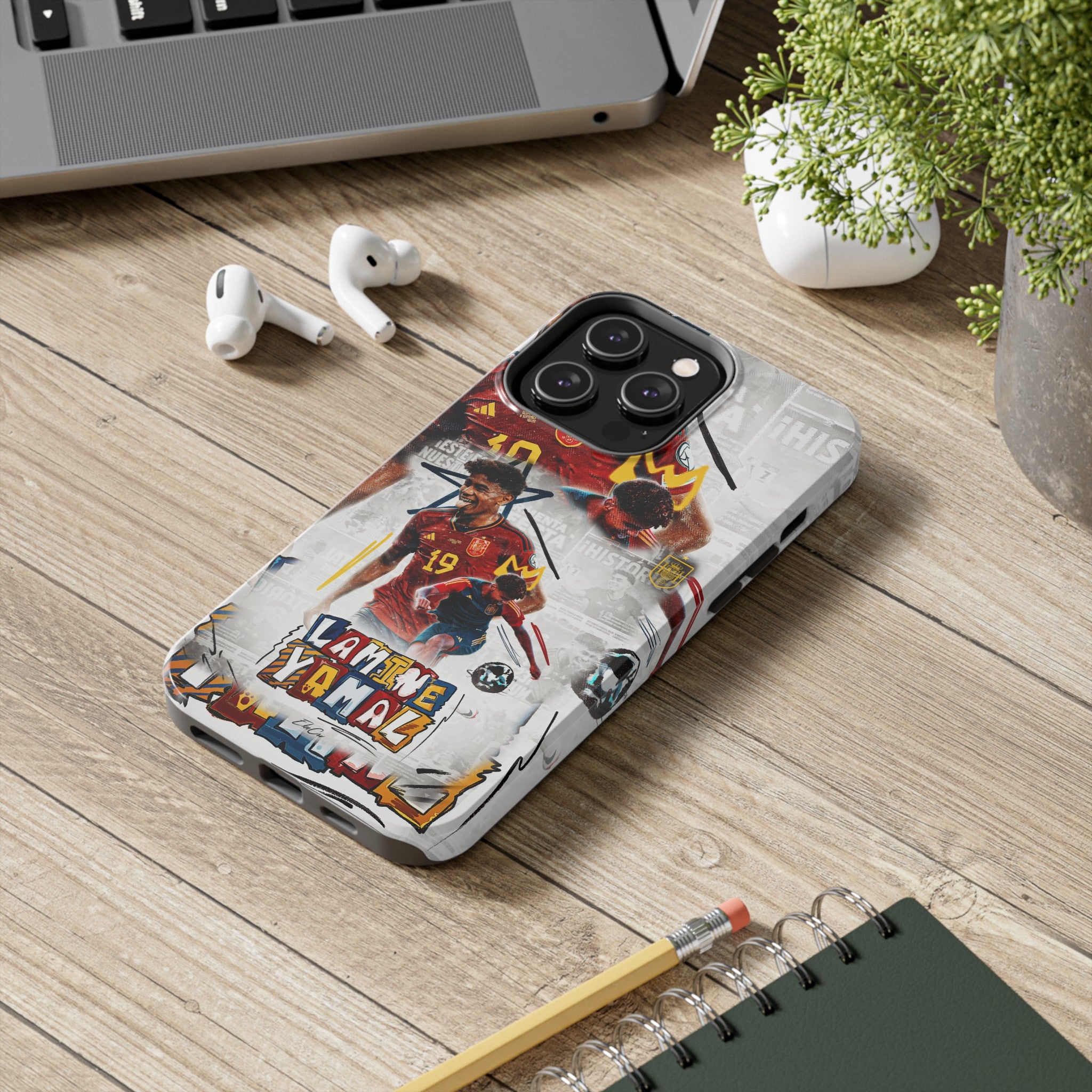 Lamine Yamal Spain Tough Phone Case for iPhone 15 14 13 12 Series  Bestie  Phone