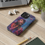 New AI 3D Art Portrait of Ariana Grande Tough Phone Case for iPhone 15 14 13 12 Series