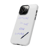 Offline Is The New Luxury Tough Phone Case for iPhone 15 14 13 12 Series