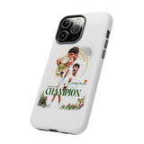 Carlos Alcaraz Wins Wimbledon 2024 Tough Phone Case for iPhone 15 14 13 12 Series