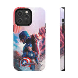 Super Tough Marvel Captain America Phone Case for iPhone 15 14 13 12 Series