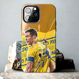 Al Nassr Cristiano Ronaldo Tough Phone Case for iPhone 15 14 13 12 Series