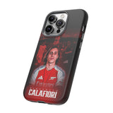 Arsenal Riccardo Calafiori Luxury Touch Phone Case for iPhone 15 14 13 12