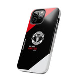 Manchester United Tough Phone Case — 'We Are United' Bold Red & Black Protective Cover for iPhone 18 17 16 15 14 13 Series