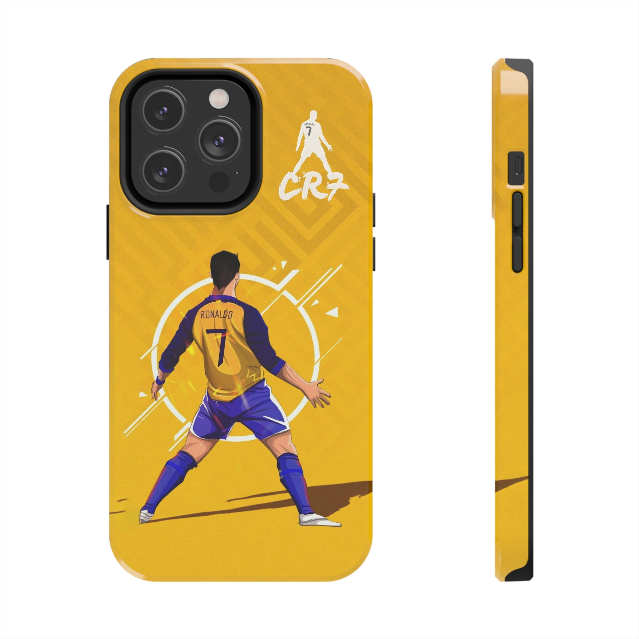 New Al Nassr Cristiano Ronaldo Tough Phone Case for iPhone 15 14 13 12   Bestie Phone
