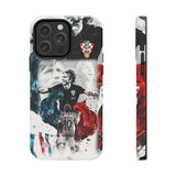 "Vatreni" Luka Modric Croatia Tough Phone Case for iPhone 15 14 13 12 Series
