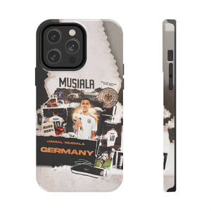 Jamal Musiala "Golden Boy" of Germany Tough Phone Case for iPhone 15 14 13 12 Series