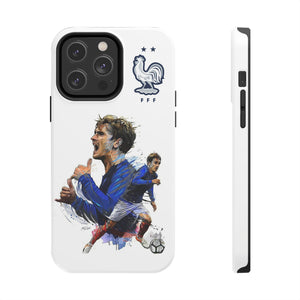 Antoine Griezmann France Tough Phone Case for iPhone 15 14 13 12 Series