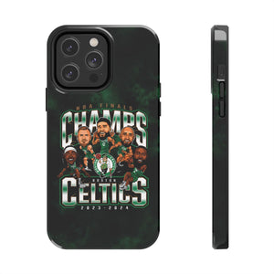 Boston Celtics 18 Times NBA Champions Tough Phone Case for iPhone 15 14 13 12 Series