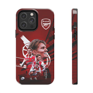 Arsenal Martin Odegaard Tough Phone Case for iPhone 15 14 13 12 Series