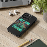 Boston Celtics Jayson Tatum Artwork Tough Phone Case for iPhone 15 14 13 12 Series