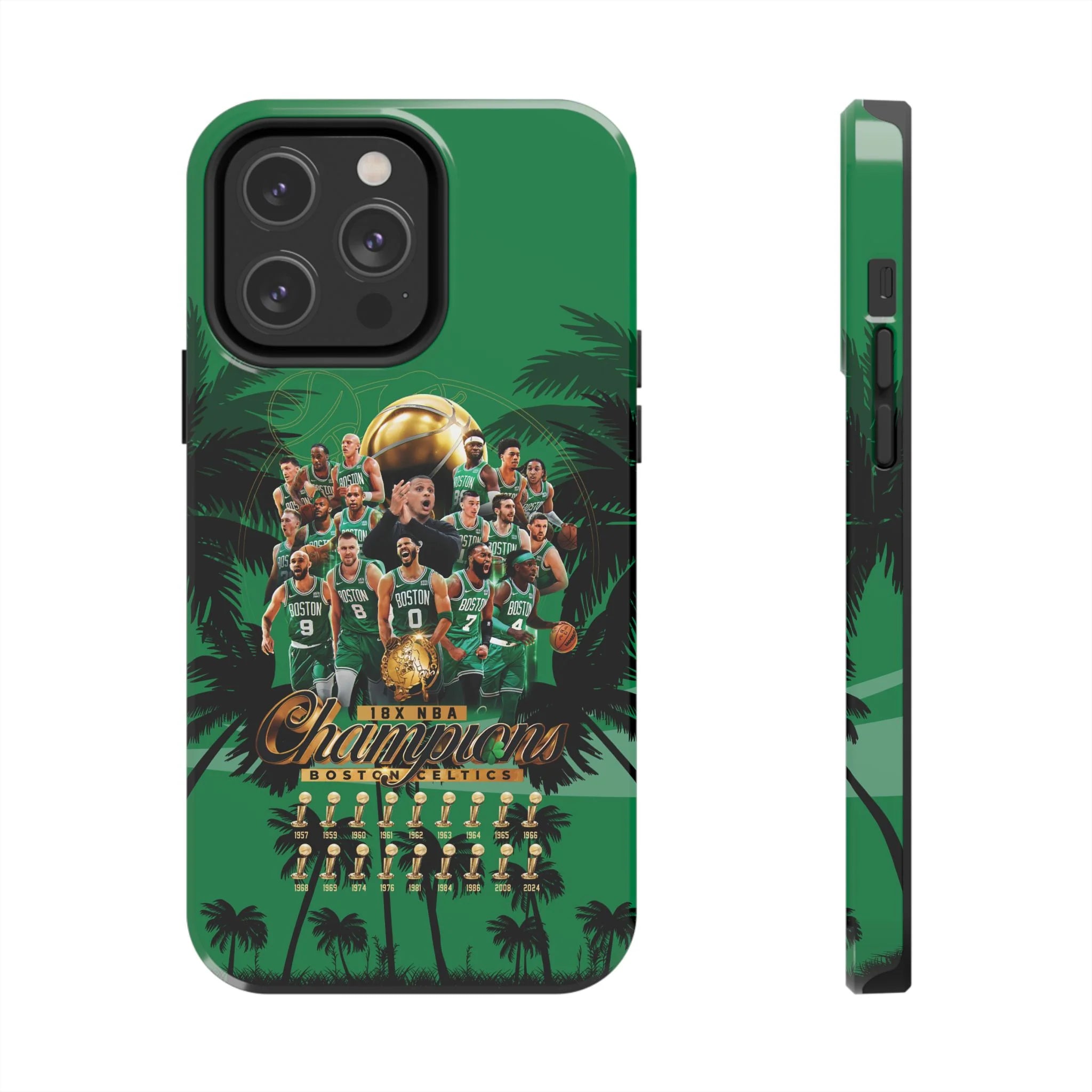 Boston Celtics 2024 Champions Tough Phone Case for iPhone 15 14 13