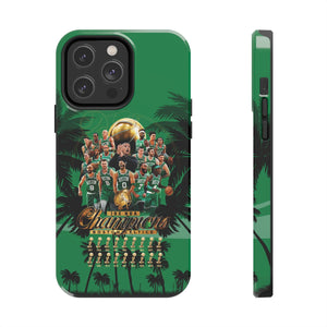 Boston Celtics 2024 Champions Tough Phone Case for iPhone 15 14 13 12 Series