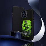 Funny DJ Hulk Tough Phone Case for iPhone 15 14 13 12 Series
