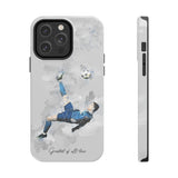 Cristiano Ronaldo Great Of All Time Tough Phone Case for iPhone 15 14 13 12 Series
