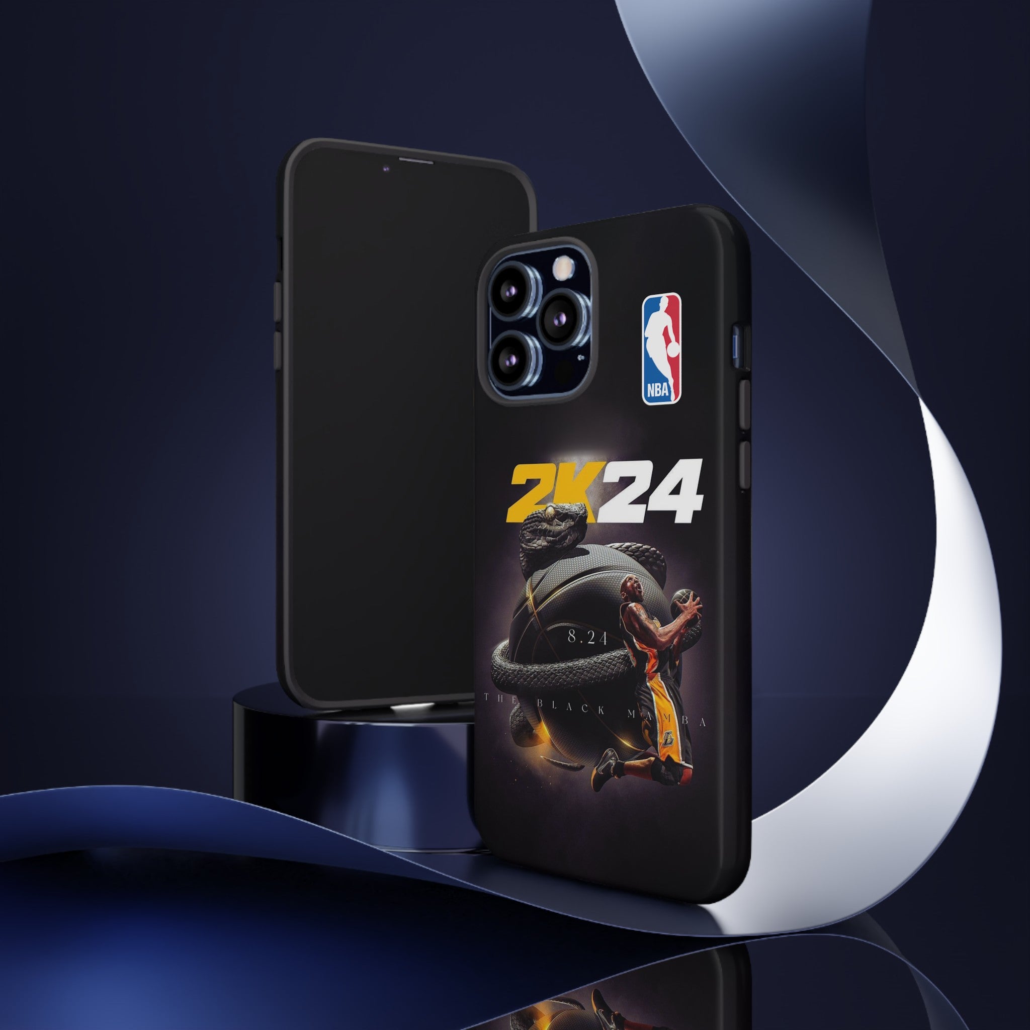 The Black Mamba Kobe Bryant Tough Phone Case for iPhone 15 14 13 12 Se –  Bestie Phone