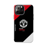 Manchester United Tough Phone Case — 'We Are United' Bold Red & Black Protective Cover for iPhone 18 17 16 15 14 13 Series