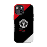 Manchester United Tough Phone Case — 'We Are United' Bold Red & Black Protective Cover for iPhone 18 17 16 15 14 13 Series