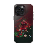 Cristiano Ronaldo Designed by AI Tough Phone Case for iPhone 15 14 13 12 Series
